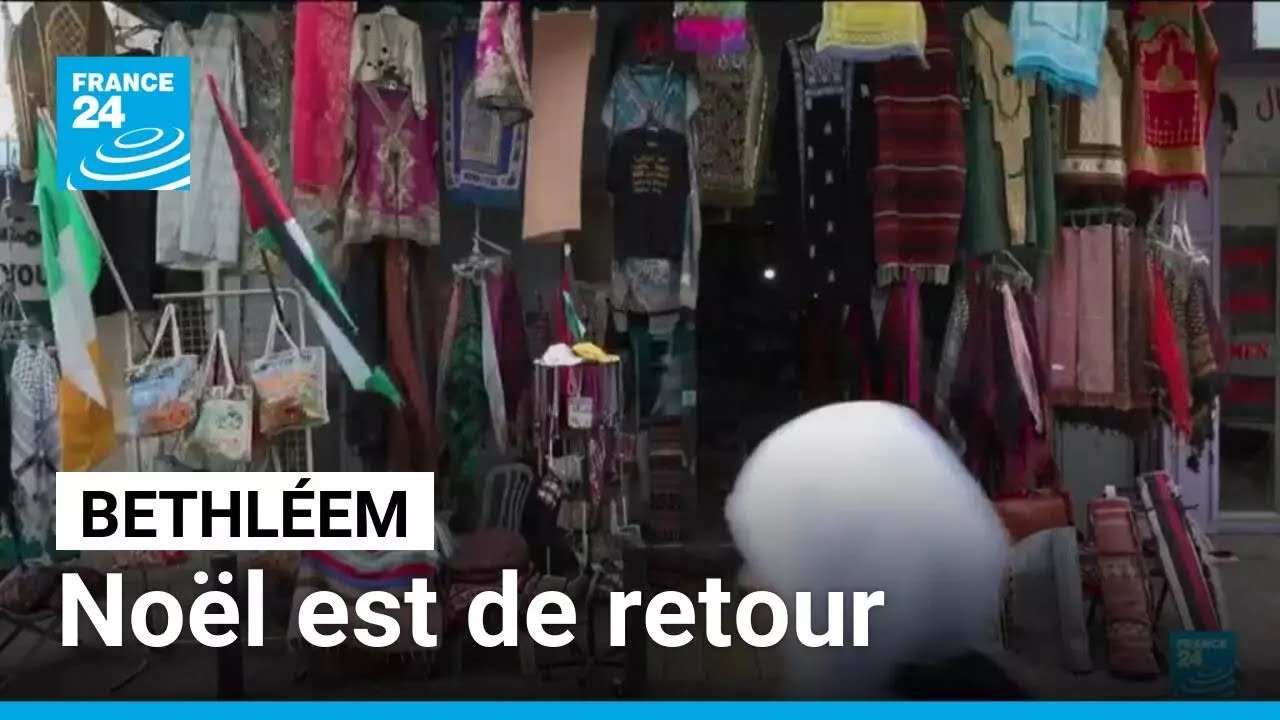 Cisjordanie : après 2 ans de guerre, Noël de retour à Bethléem • FRANCE 24
