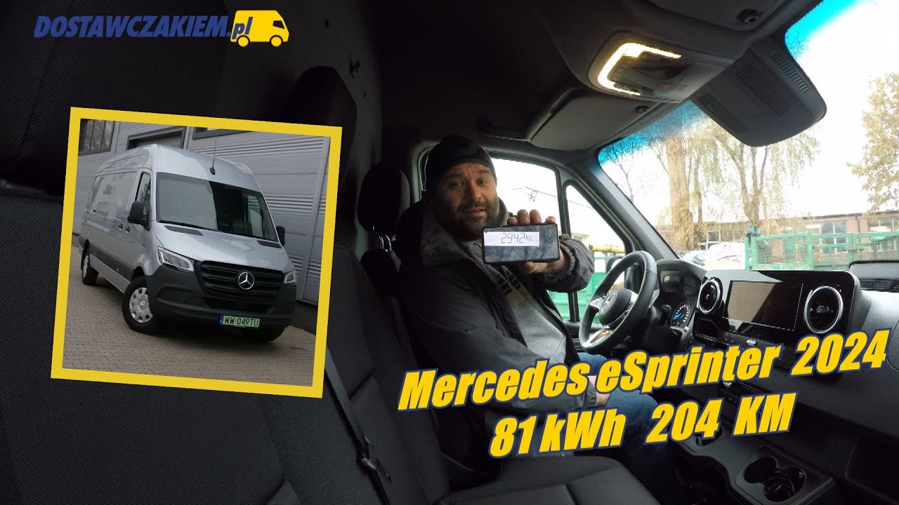 Test: Mercedes eSprinter 2024 - 810 zł za każdy kilogram ładowności