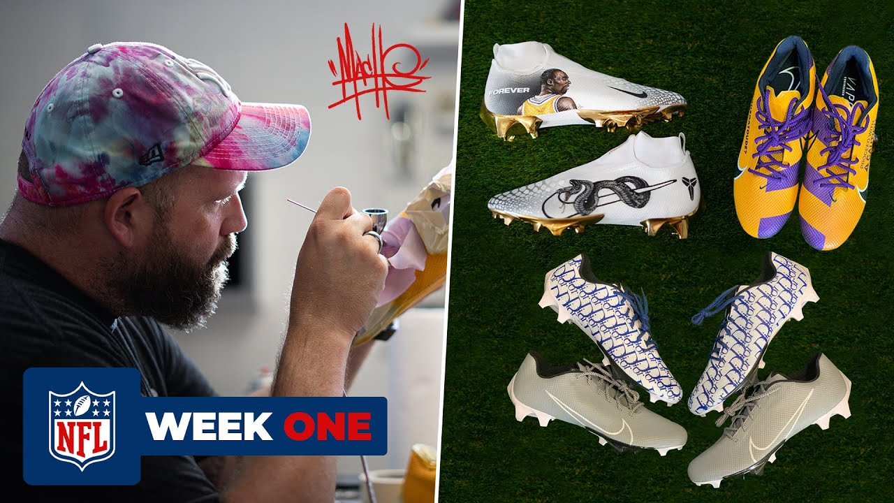 NFL week 1 custom cleats made for STEFON DIGGS, JUICE LANDRY and more!