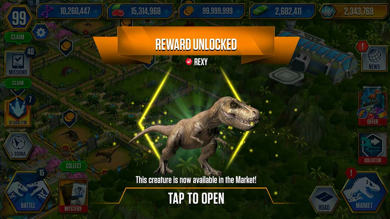 REWARD UNLOCKED REXY MAX LEVEL 40 | HT GAME
