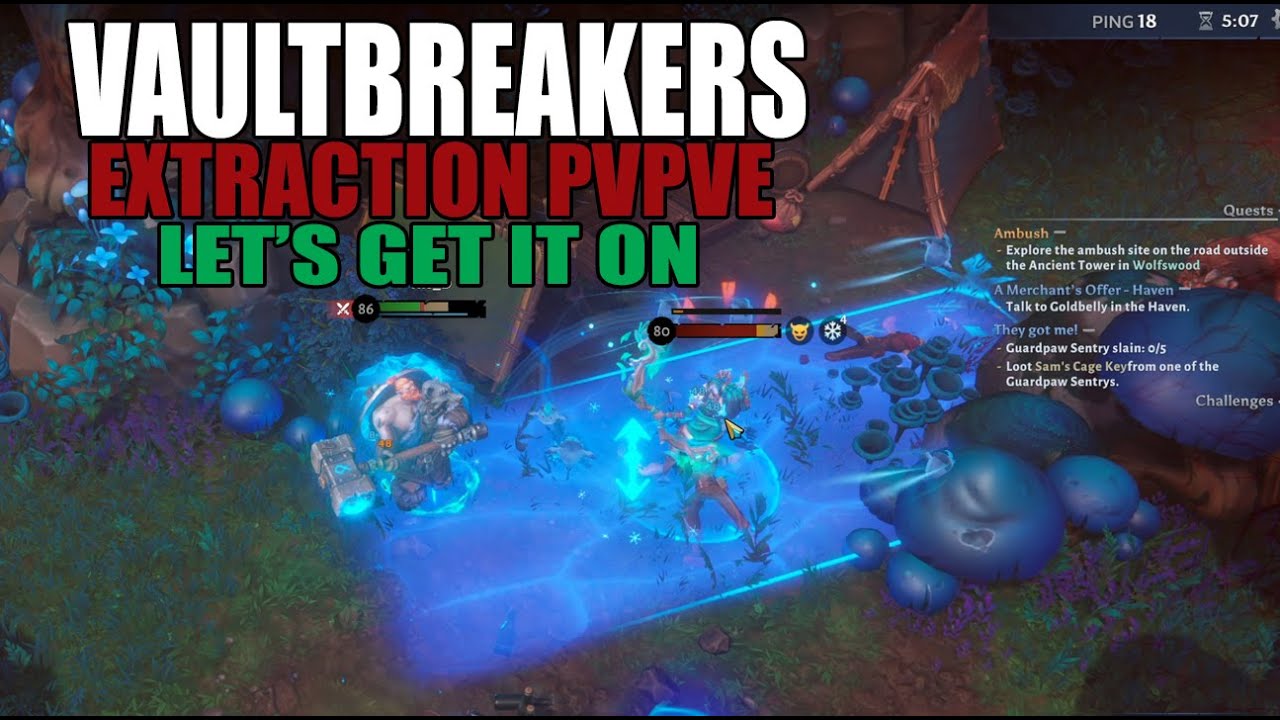 Vaultbreakers NEW PvPvE Extraction Test Footage