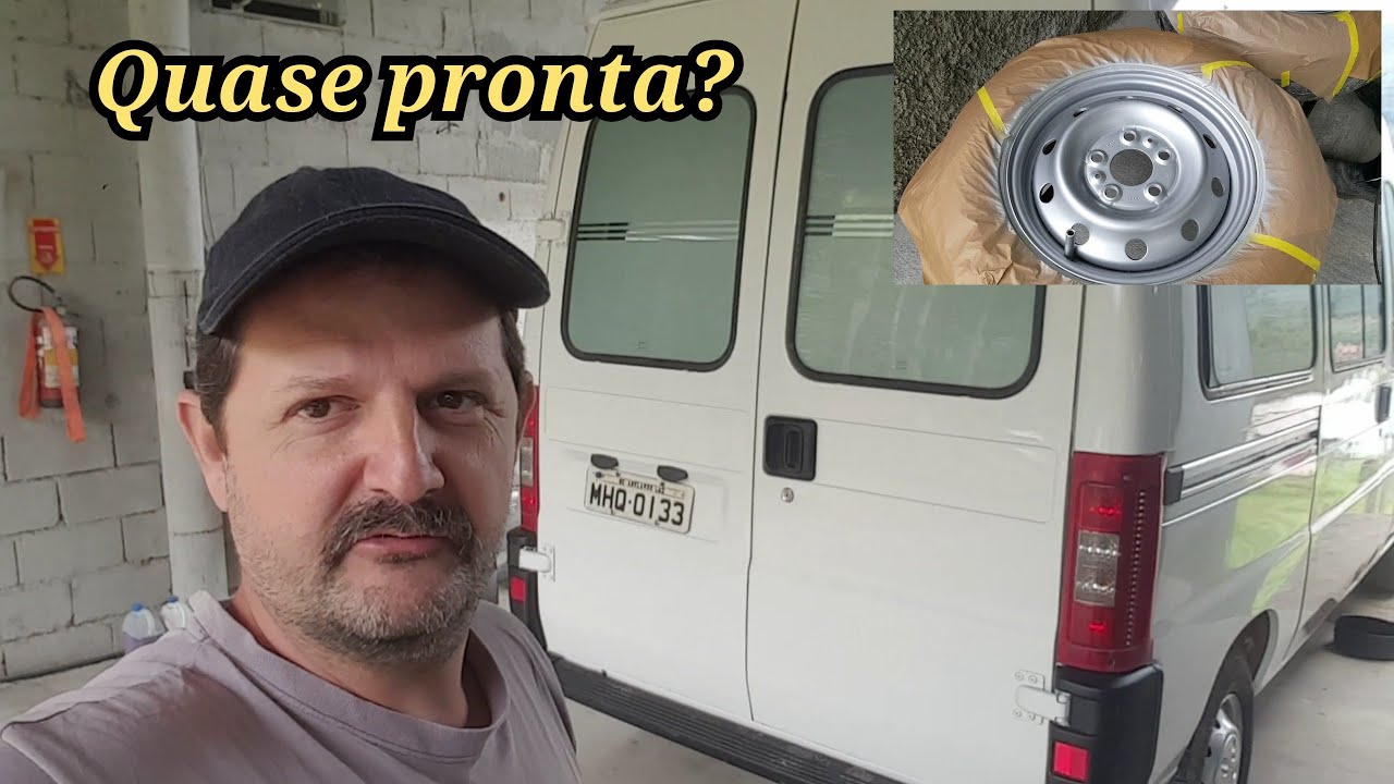 Terminamos a pintura da Ducato e agora finalizando a montagem