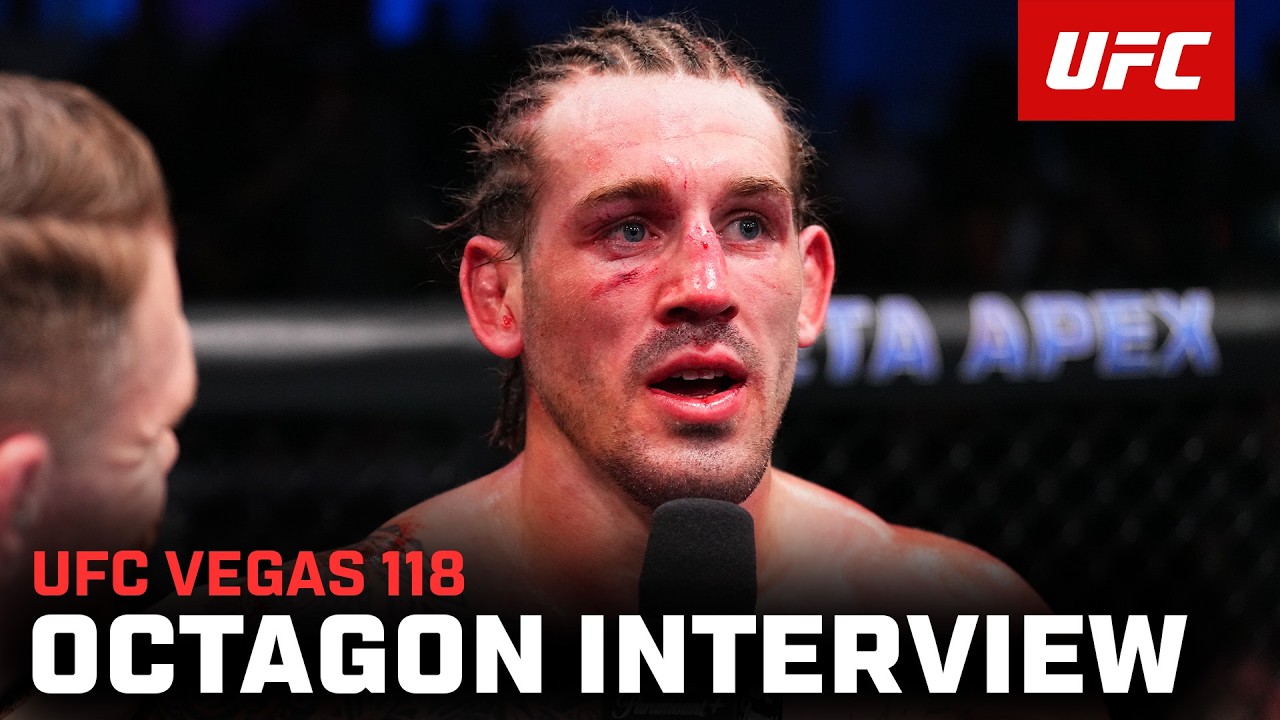 Интервью с Бренданом Алленом в октагоне | UFC Vegas 118