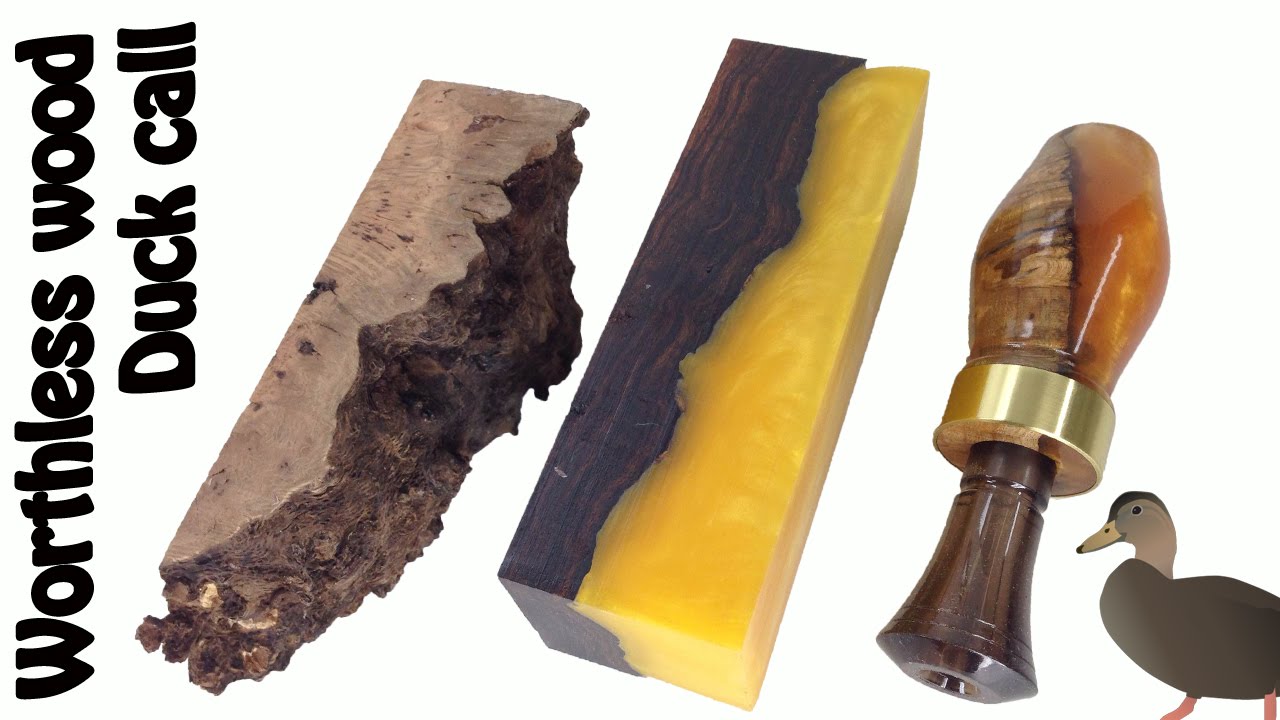 Worthless Wood Duck call Cast with Alumilite