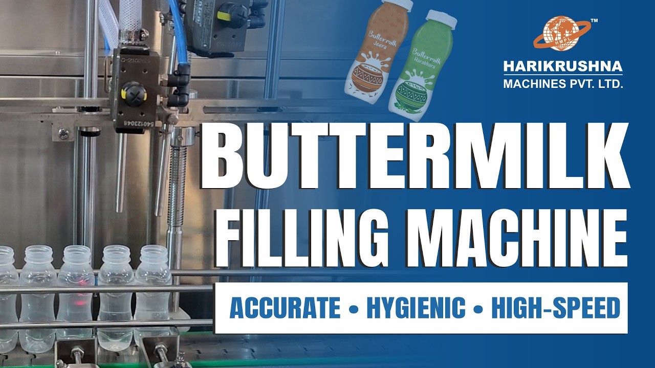 Buttermilk Filling Machine | Milk Filling Machine | Milk Bottling Machine | Harikrushna Machines