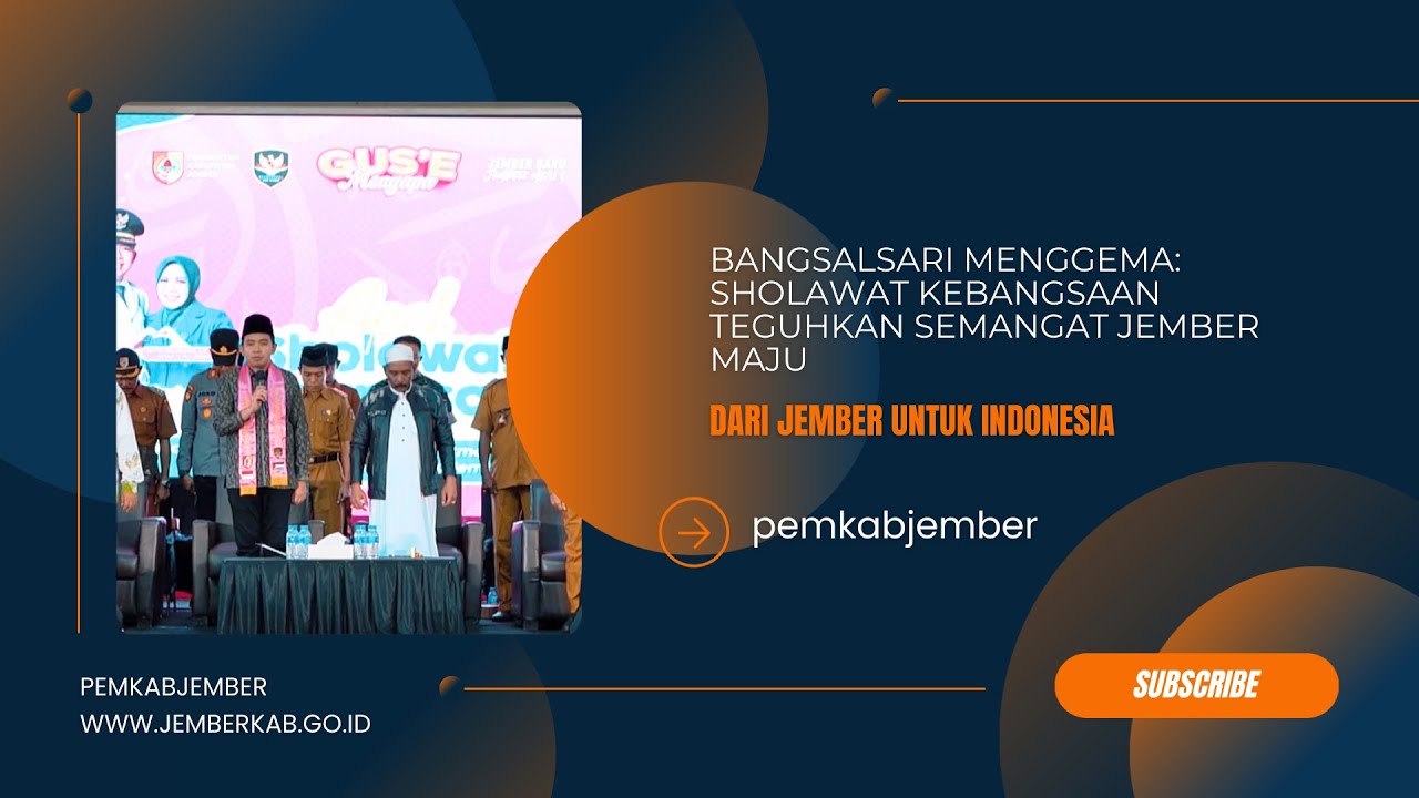 Bangsalsari Menggema: Sholawat Kebangsaan Teguhkan Semangat Jember Baru Jember Maju