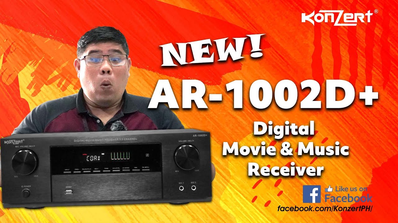 Konzert New! AR-1002D+ ( Digital Movie Music Receiver)