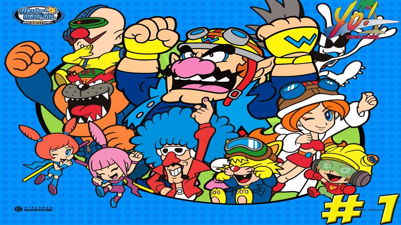GameCube: Warioware Mega Party Games! Part 1 - YoVideogames