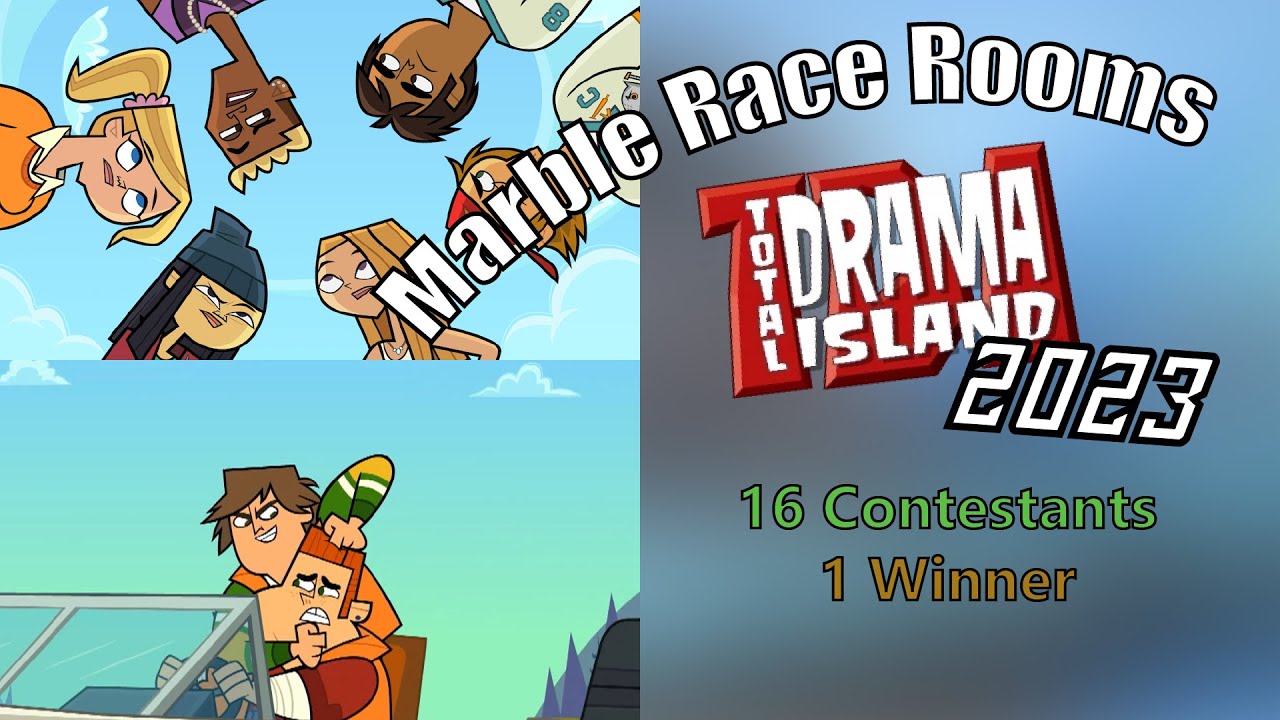 Total Drama Island 2023 | Marble Race Rooms | 16 Contestants