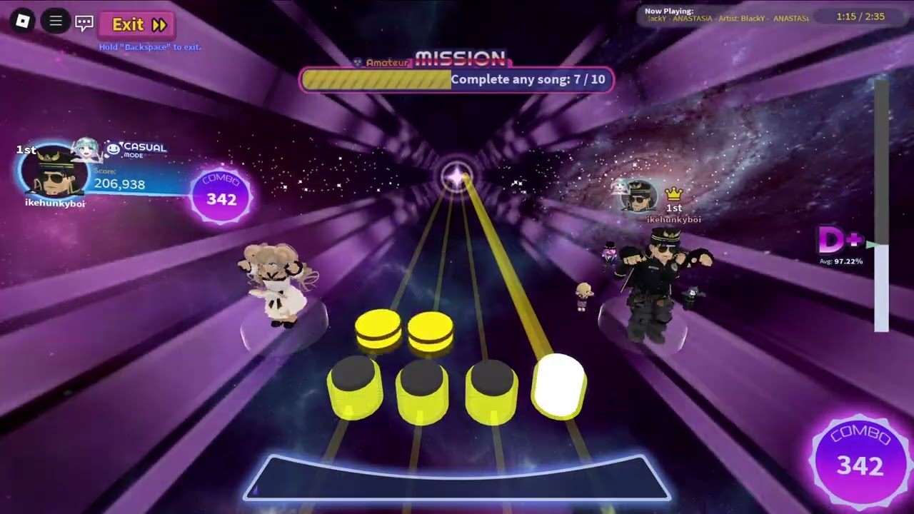 [Robeats] BlackY - ANASTASiA : Normal Difficulty (14)