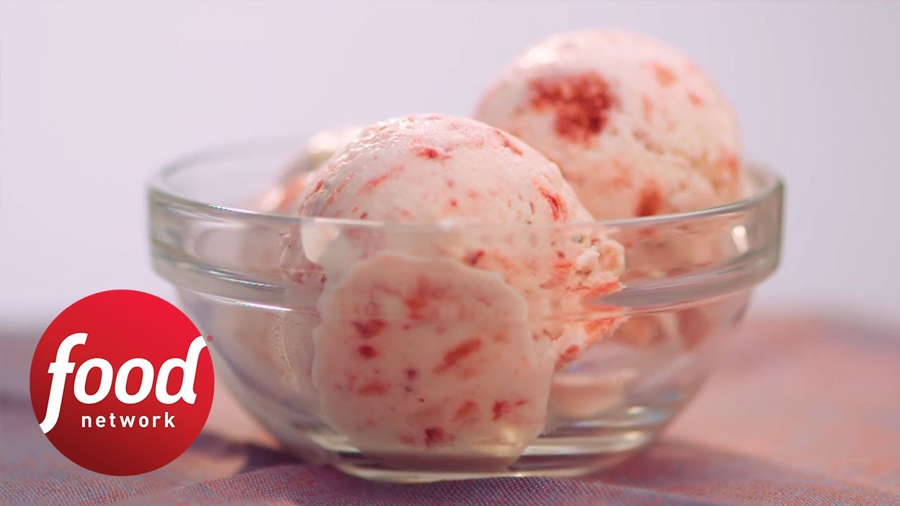 Easy No-Churn Strawberry Ice Cream | Food Network