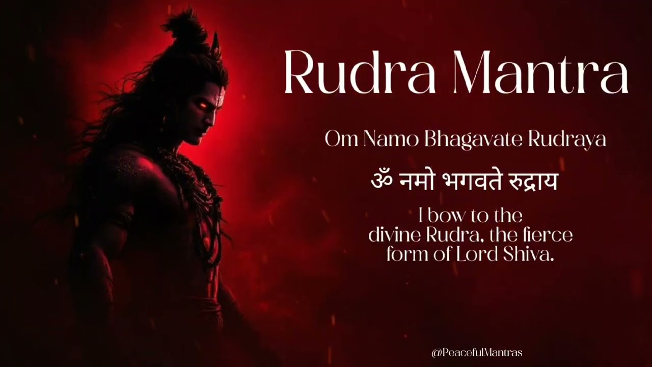 Most powerful Rudra Mantra | Listen to this if you are afraid | Evil hate this vibration