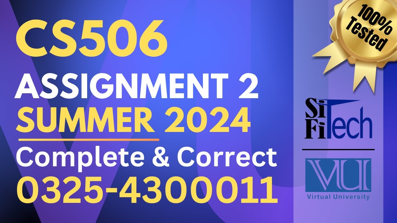 CS506 assignment 2 solution 2024 | CS506 assignment 2 solution summer 2024