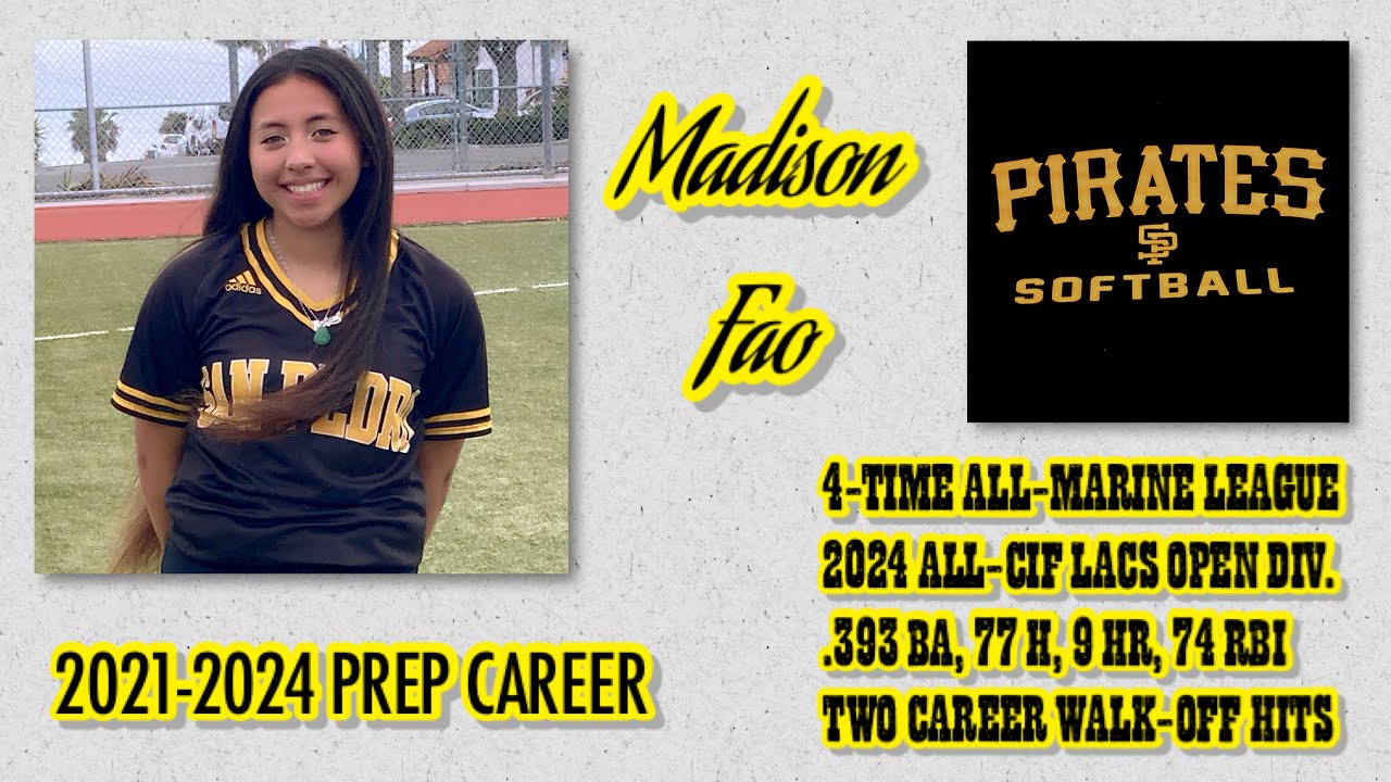 Madison Fao Special Career Reel: San Pedro High Softball (2021-2024)