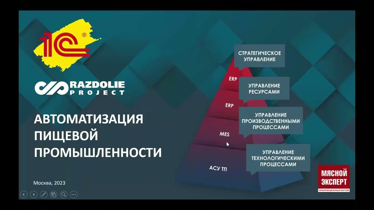 1С:ERP Управление мясоперерабатывающим предприятием - новые возможности