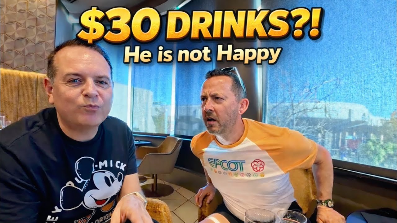 🍺 $30 Drinks at Disney ! He is not Happy