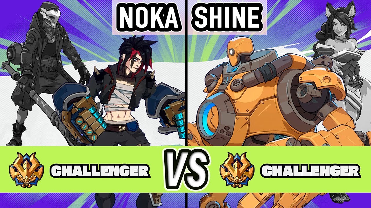 2XKO ▰ Noka (Vi / Ekko) vs Shine (Blitzcrank / Ahri) ▰ High Level Gameplay