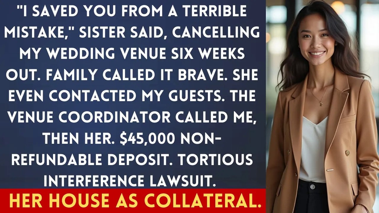 Sister 'Cancelled' My Wedding Venue &mdash; Then The Event Coordinator Called With The $45K Contract