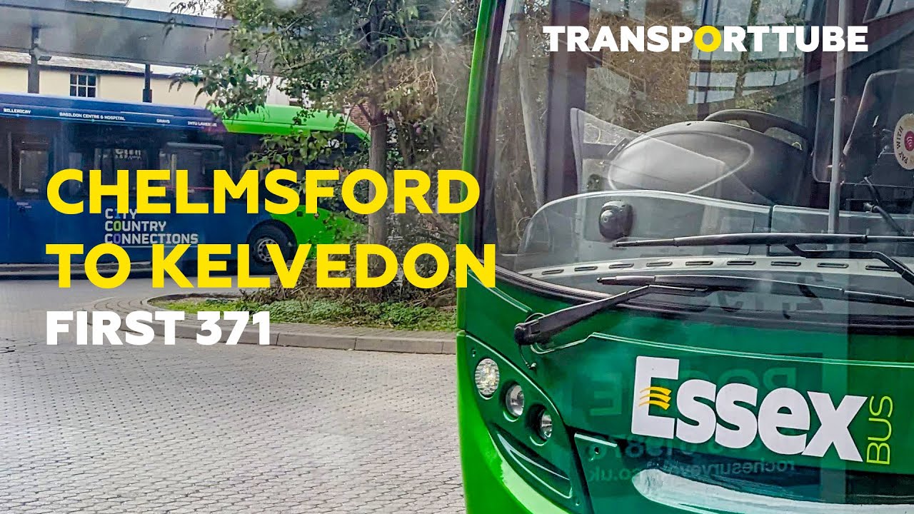 Chelmsford to Kelvedon • First Essex 371 • Realtime