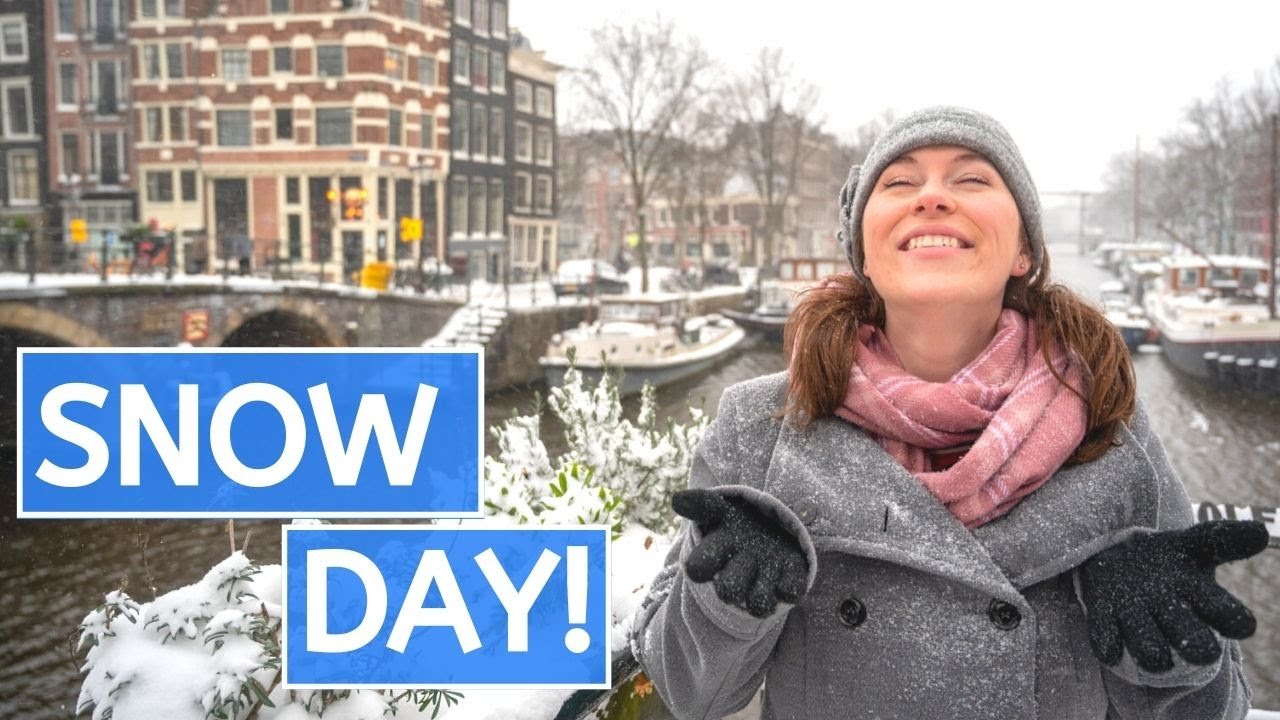 MAGICAL SNOW IN AMSTERDAM // A snowy Amsterdam winter wonderland