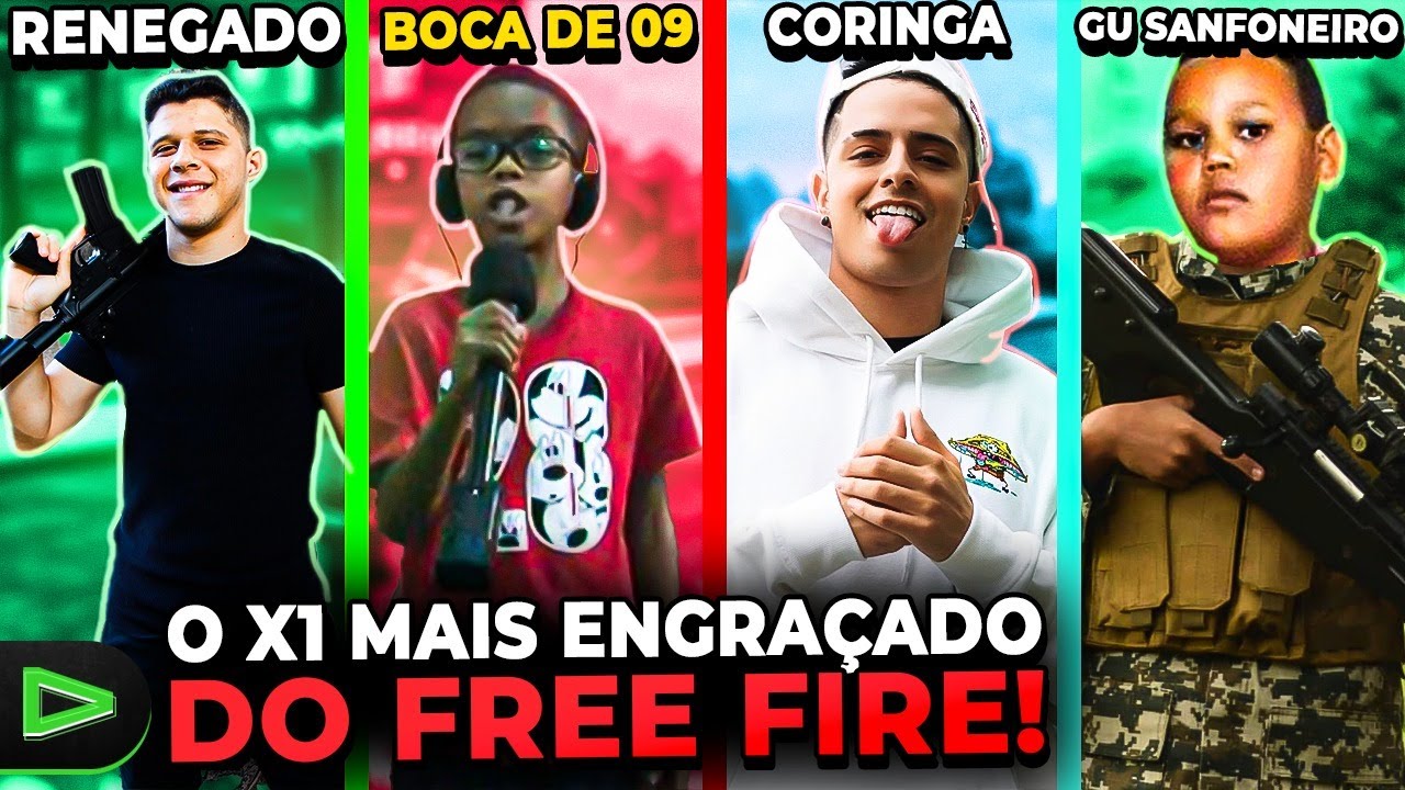 TIRAMOS O X1 MAIS ENGRAÇADO DO FREE FIRE! SÓ RESENHA