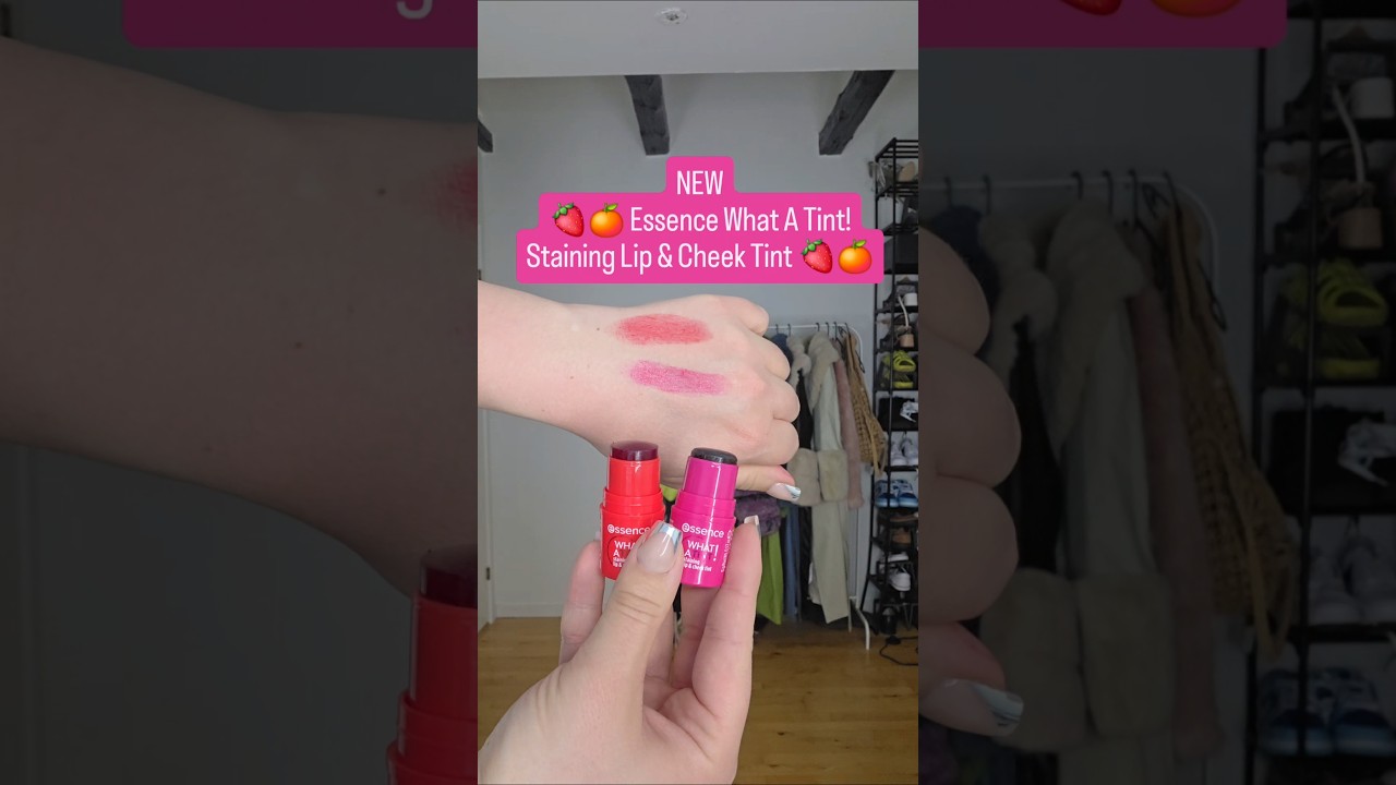 НОВИНКА Essence What A Tint! 🍊🍓 #макияж #эссенция #тинт для губ #тинт для щек #румяна #тинт для г...