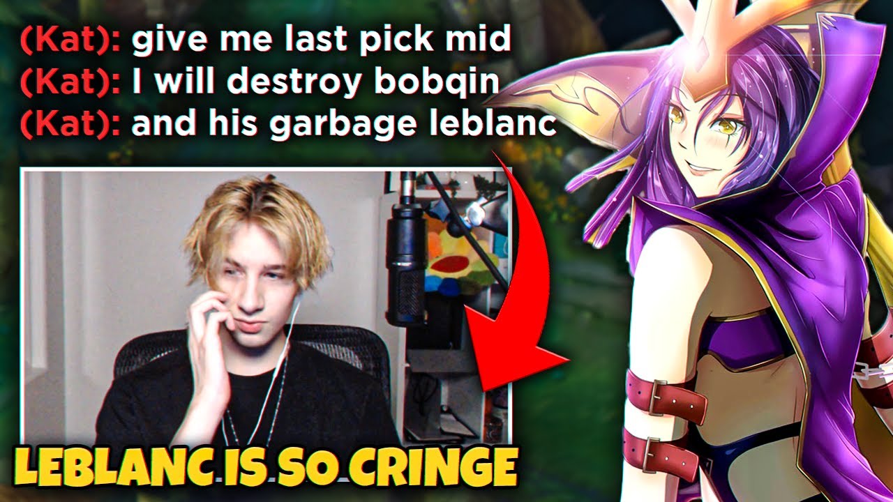 KatEvolved tried to hard counter my Leblanc.. big mistake. (Ft. Tyler1)
