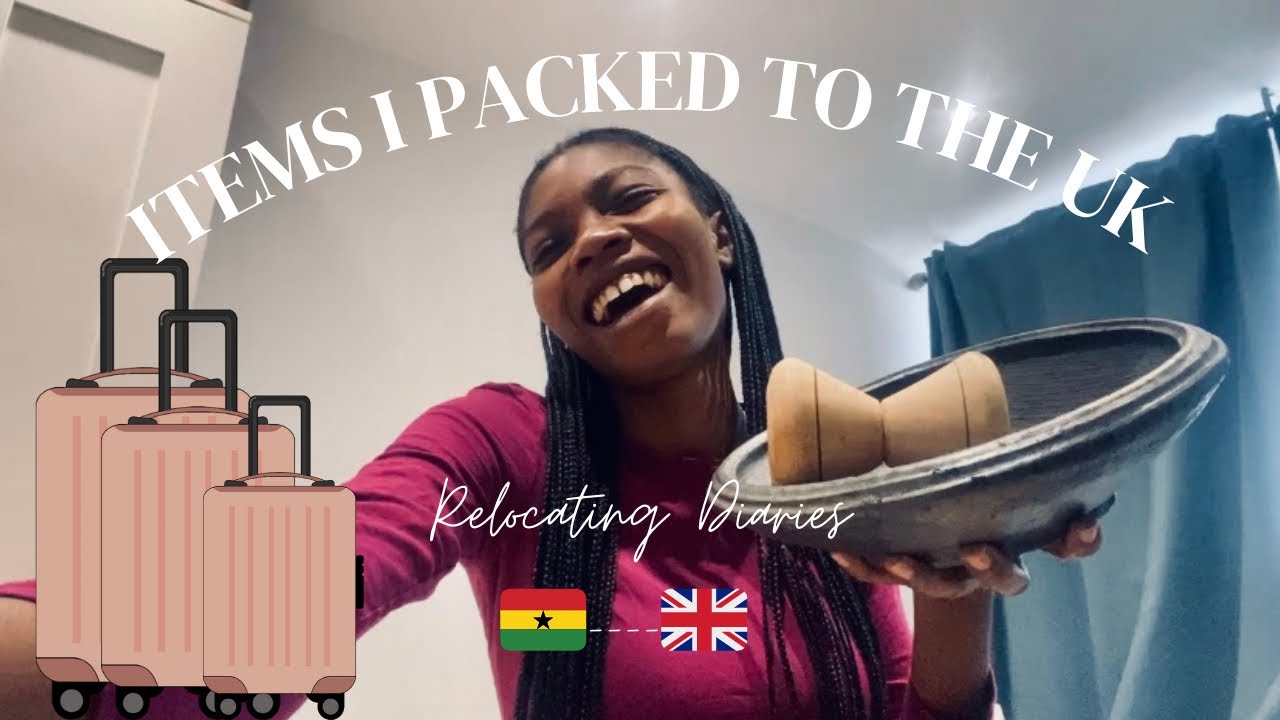 What I packed from Ghana to UK 🧳