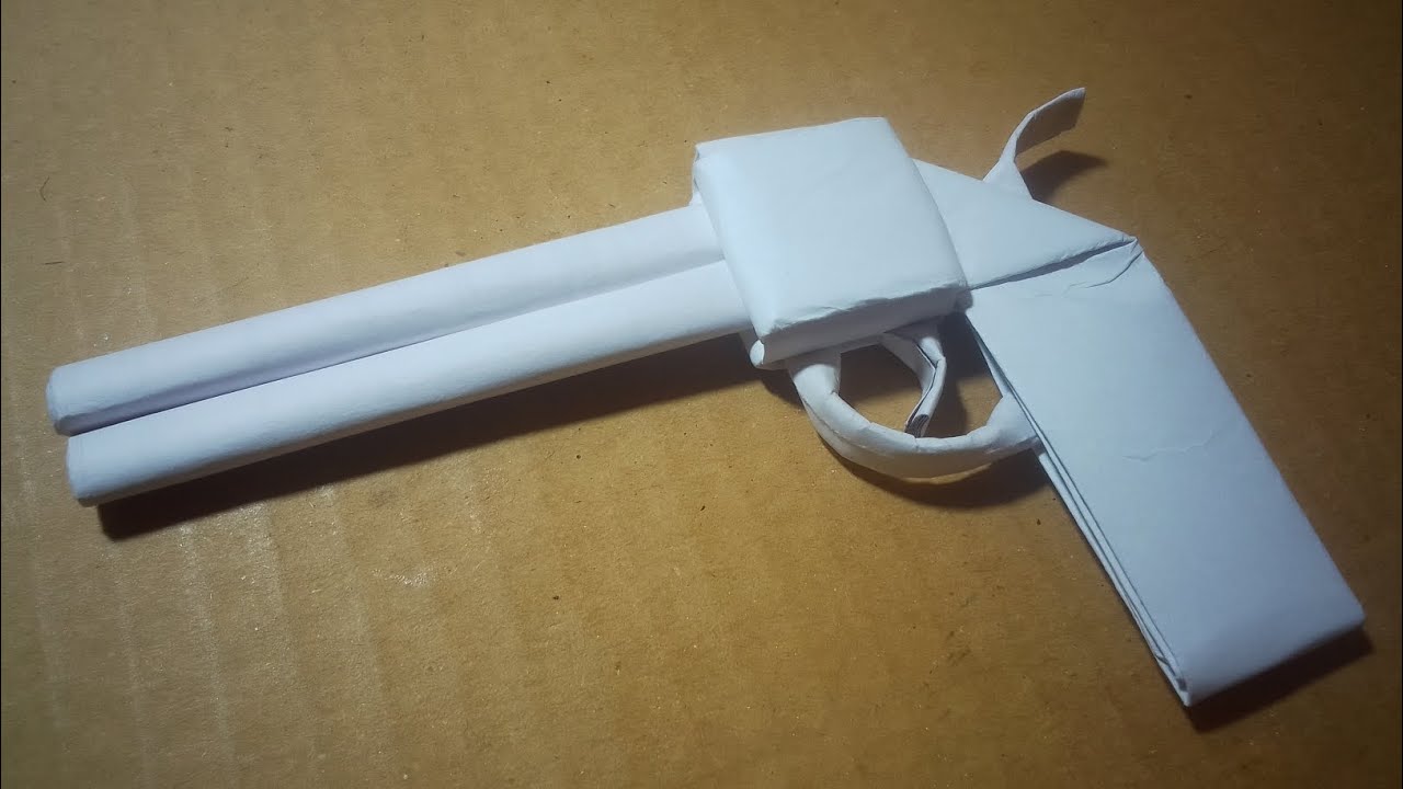 How To Make A Easy Paper Gun ll Paper Gun At Home Step By Step ll Origami Paper Craft ll