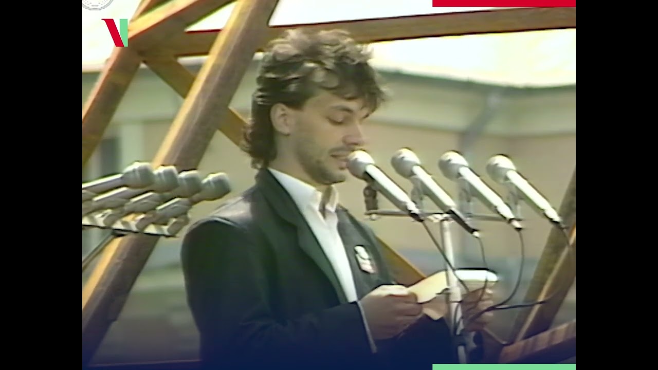 Orbán Viktor beszéde Nagy Imre újratemetésén - 1989.06.16.