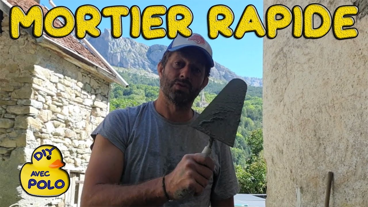 Faire un mortier à prise accéléré et séchage rapide