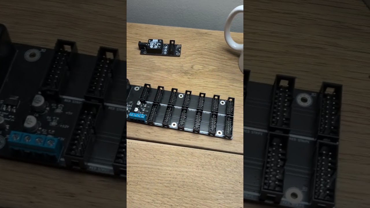 DC-EURO 1250mA Eurorack power supply busboard demo!