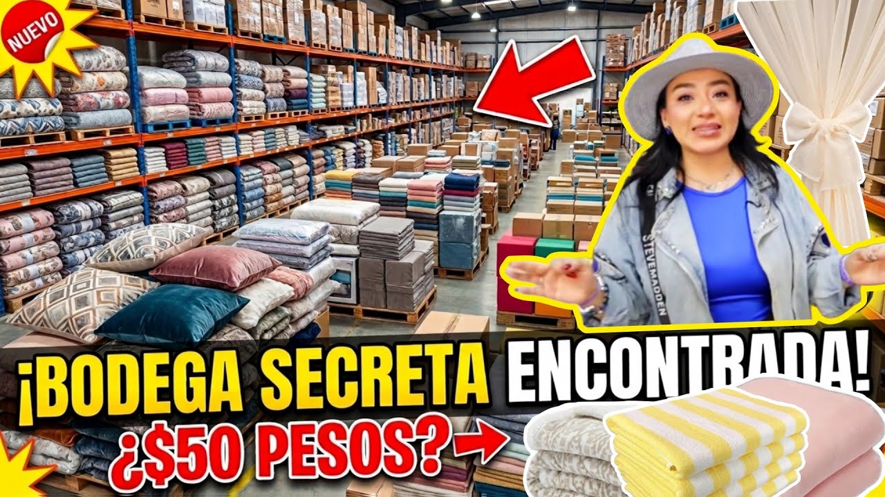 😱 NUEVA MEGA BODEGA con productos para el hogar, desde 3x$100, cortinas, manteles, frazadas, cojines