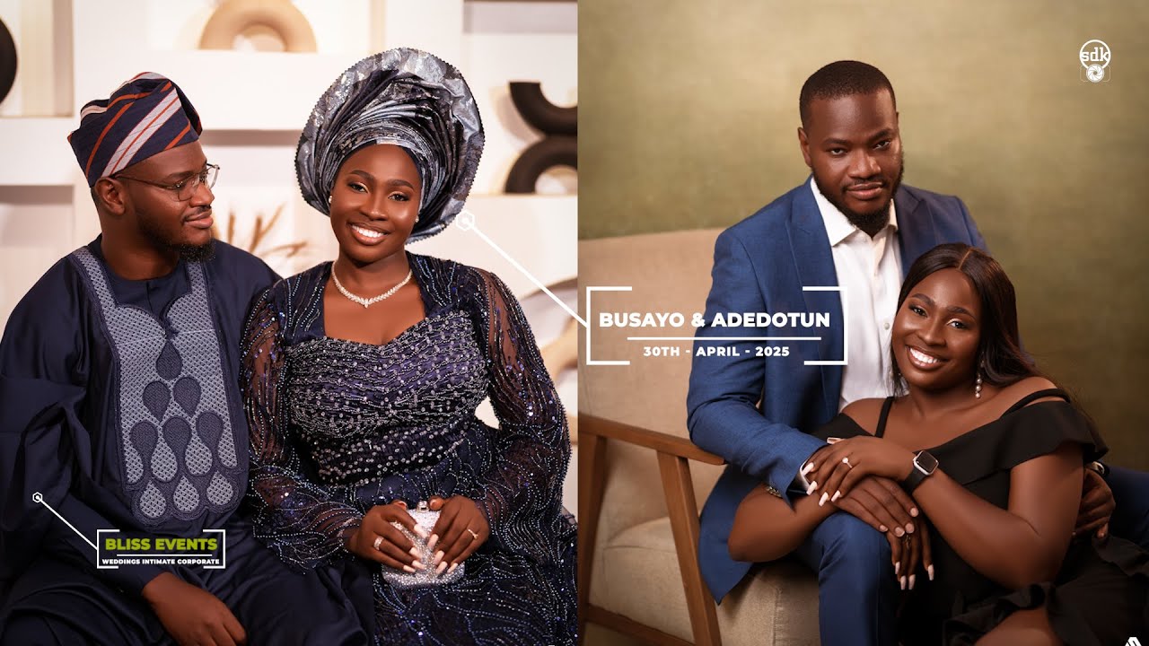 RECEPTION B  CEREMONY OF BUSAYO AND ADEDOTUN