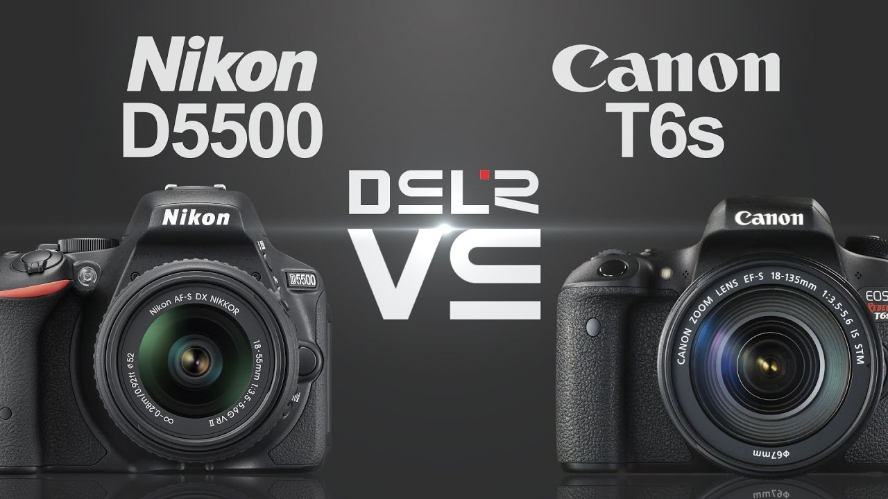 Nikon D5500 vs Canon EOS Rebel T6s (760D/8000D)