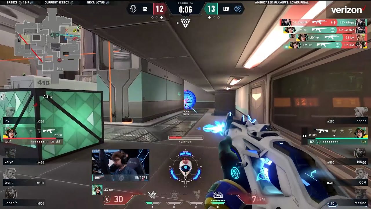 LEV TEX 1V3 CLUTCH TO WIN THE MAP VS G2 | VCT AMERICAS 2024