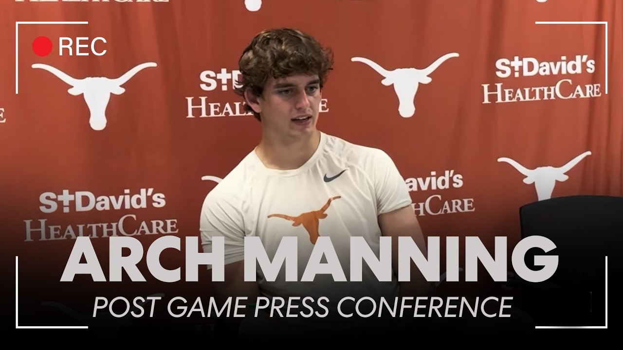 Arch Manning - Post Game Press Conference vs. Tennessee