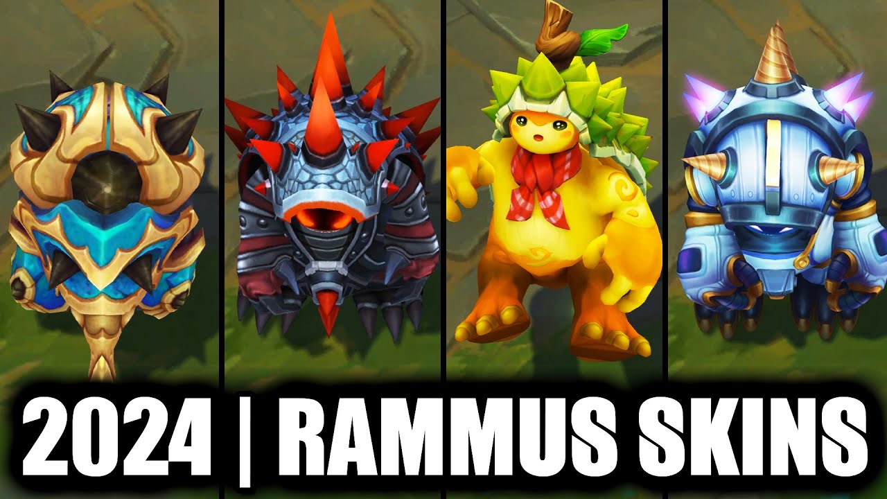 ALL RAMMUS SKINS SPOTLIGHT 2024 | League of Legends