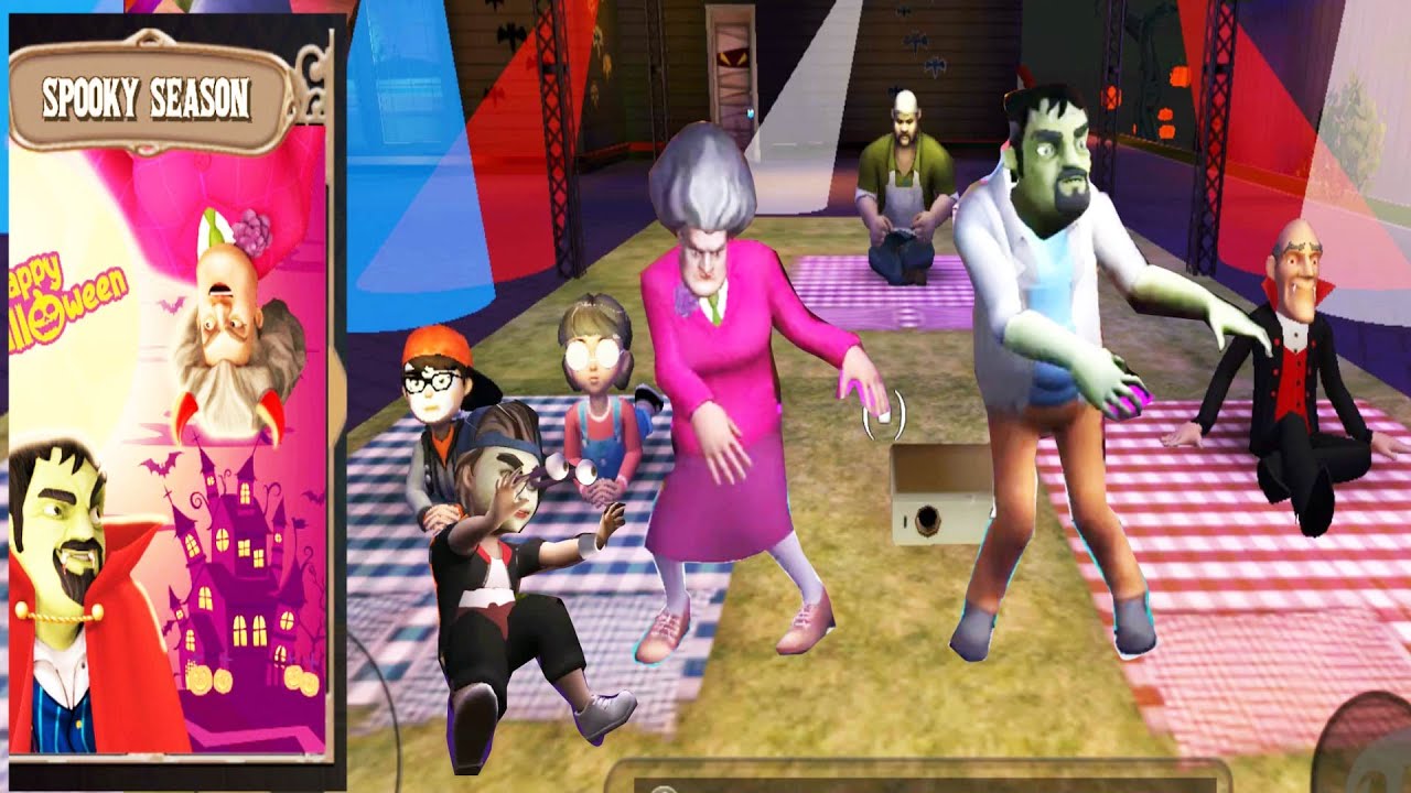 Scary Stranger 3D - New Update New Chapter Spooky Season All levels
