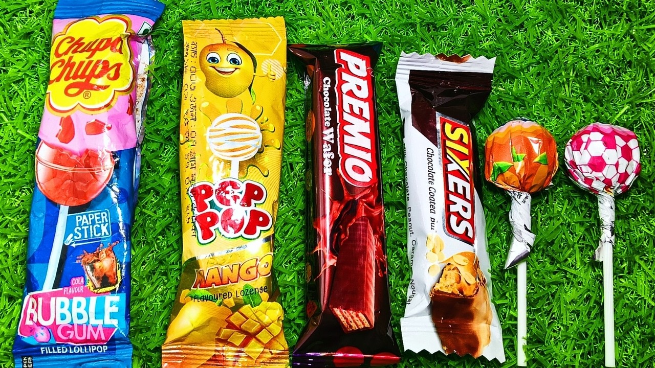 ASMR Most Popular Candys / some lots of colourful gummy candy / unpacking chocolate & asmr sound
