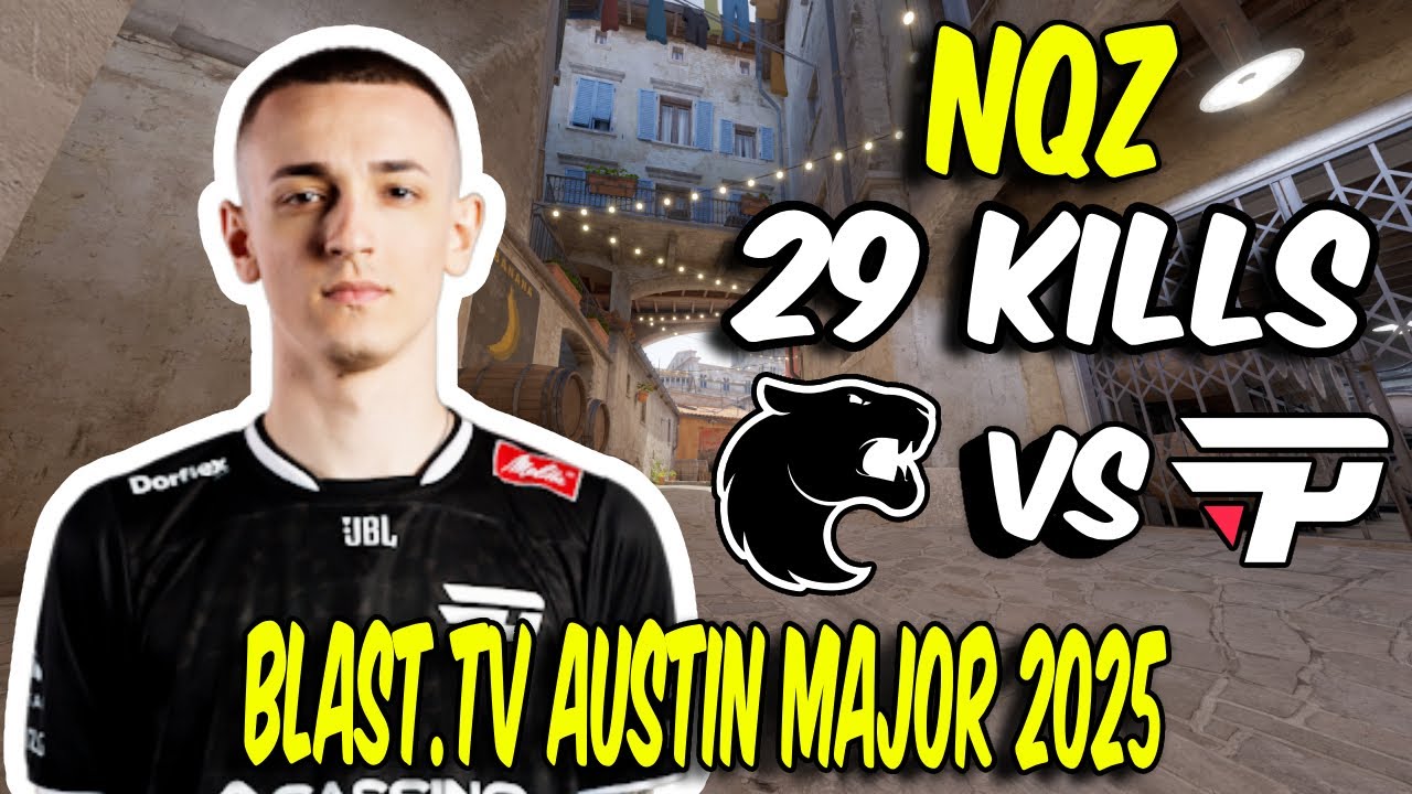 paiN nqz (29/18) vs FURIA (Inferno) BLAST.tv Austin Major 2025 | CS2 POV