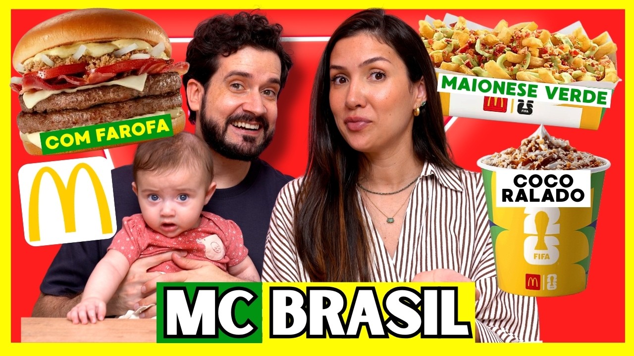 PROVANDO MC DONALD&acute;S LANCHES DA COPA BRASIL