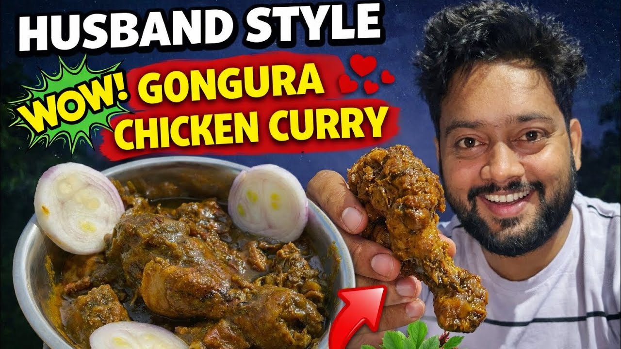 Husband Made Gongura Chicken Curry | Ultimate Andhra Recipe 🔥| Gongura Chicken Curry | Super Tasty 