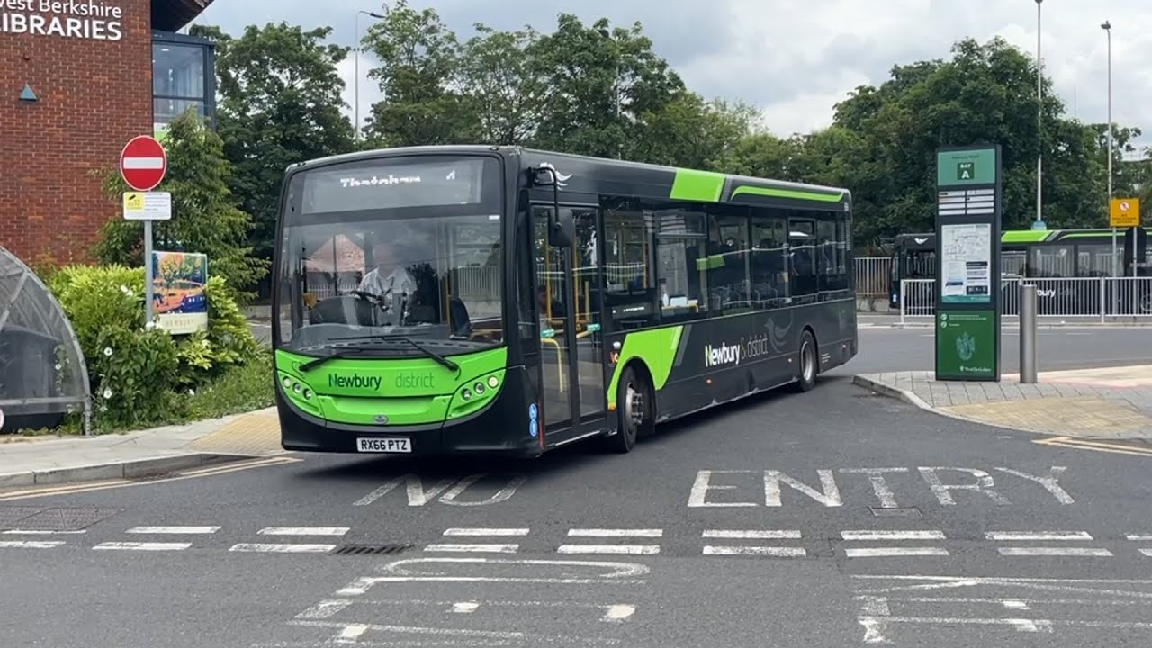 Buses at Newbury Wharf Bus Station - Saturday 13th July 2024
