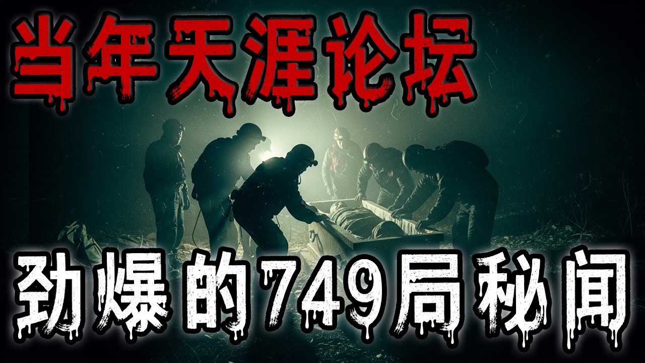 当年天涯论坛劲爆的749局秘闻|跑入野墳的黑影|鬼故事|恐怖故事|解压故事 #靈異事件 #北京 #天津 #助眠 #睡前故事 #噩梦 #懸疑故事 #horror #ghost #podcast #電影