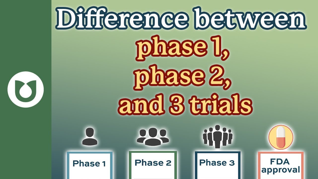 What is the difference between phase 1, phase 2, and phase 3 trials? #AML