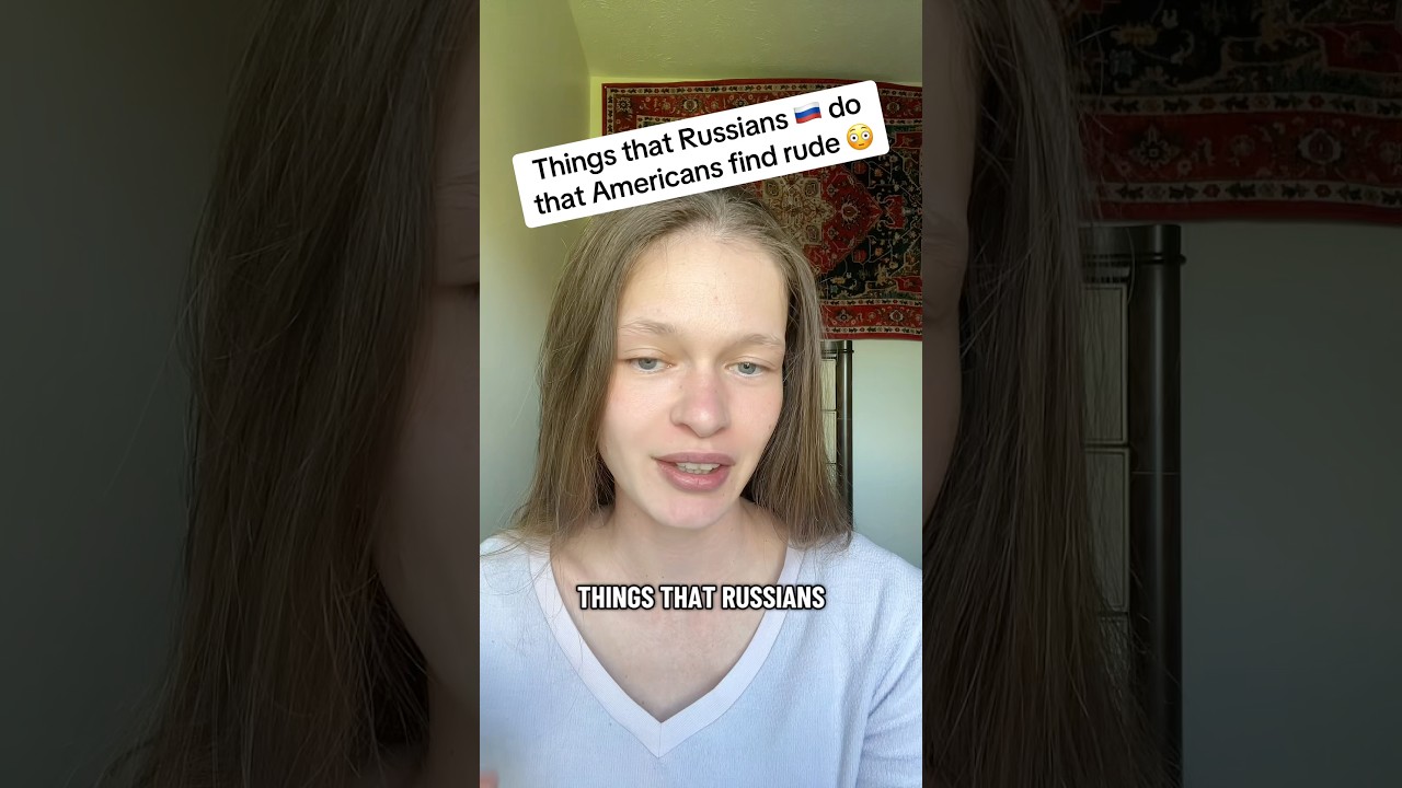 Вещи, которые русские 🇷🇺 делают, и которые американцы считают грубыми 😳 #россия