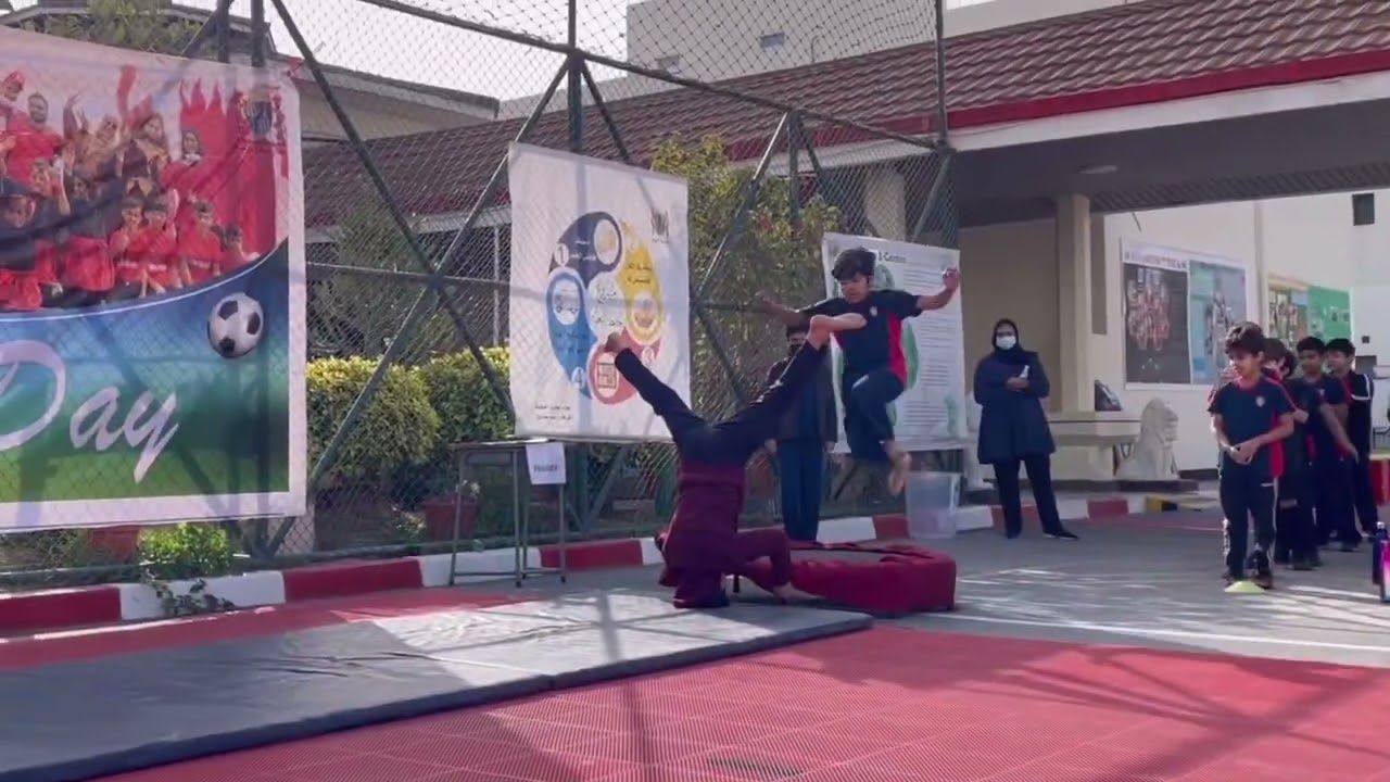 Nice and Great show for gymnastics team in Alwisam school 😍🤸🏻‍♂️