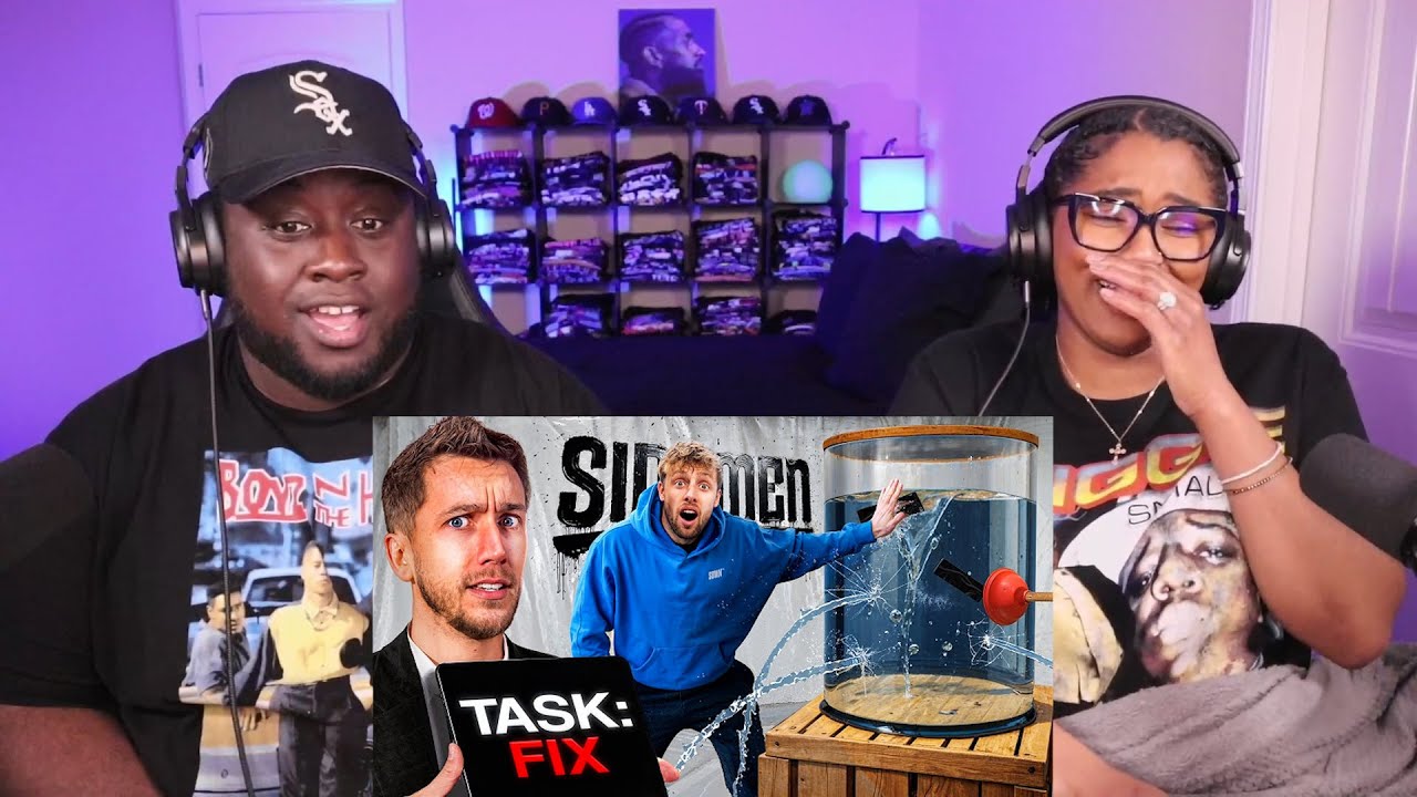 Kidd and Cee Reacts To SIDEMEN TASKMASTER