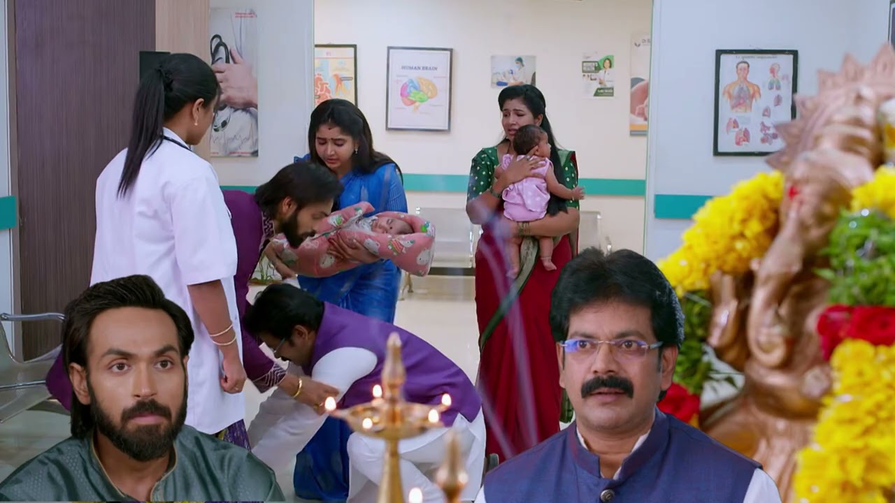 రాజ్ కాళ్ళ మీద పడి బిడ్డని ఇచ్చేసిన మినిస్టర్ గారు // 10/2/26//ఈ రోజు బ్రహ్మముడి సీరియల్